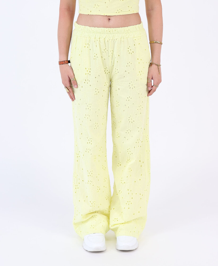 Broderie Pants Butter Yellow (REGULAR)