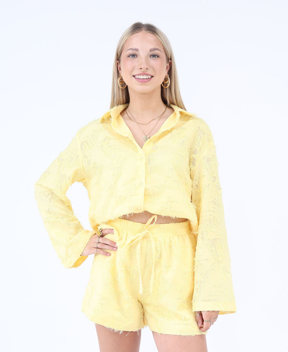 Capri Blouse Butter Yellow