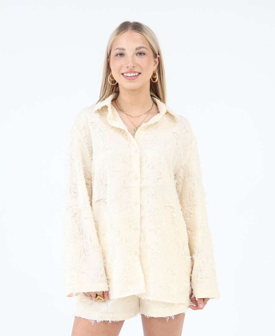 Capri Blouse Cr&egrave;me