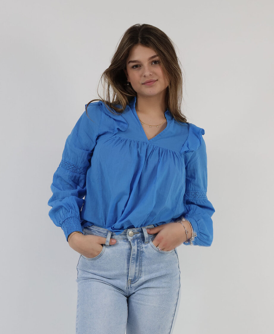 Eliva Blouse Skyblue