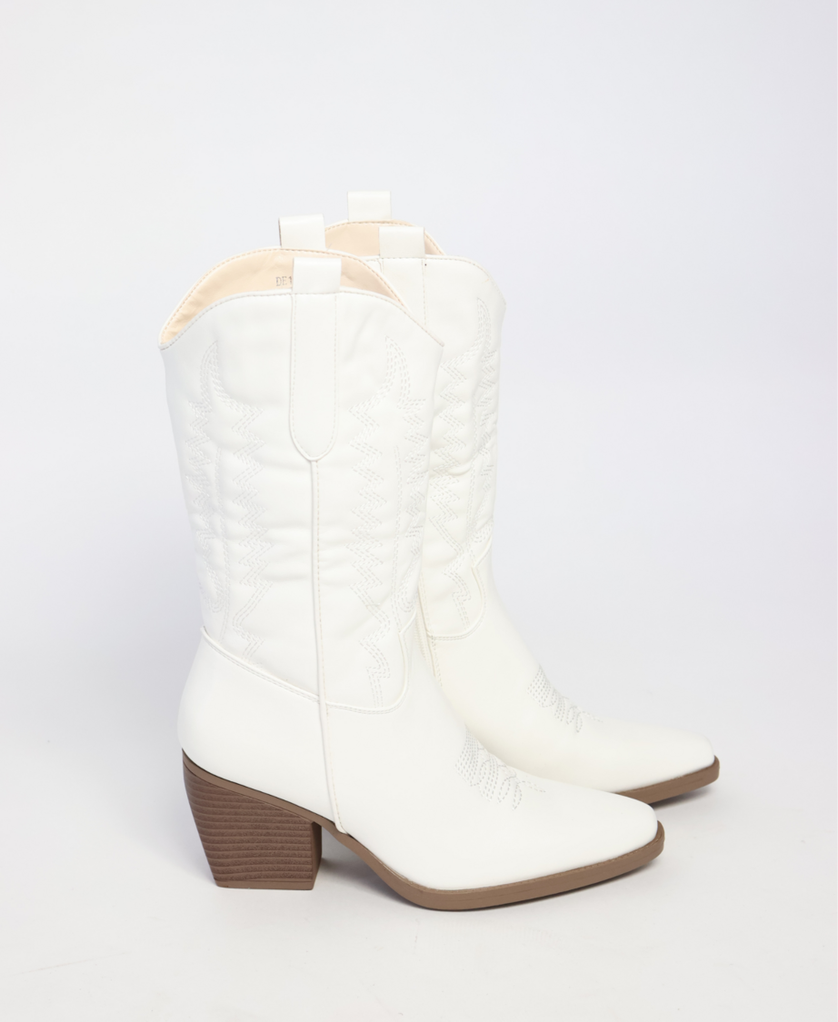 Cowboy Classy Boots White