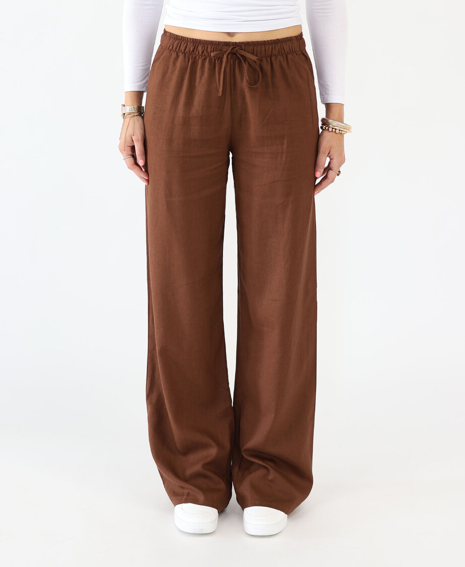 Linen Pants Choco (TALL)