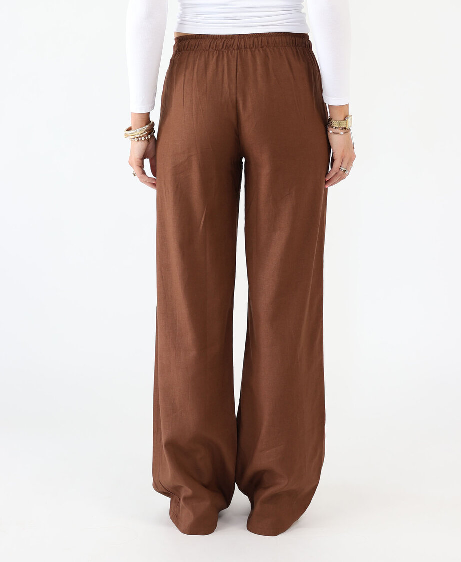 Linen Pants Choco (TALL)