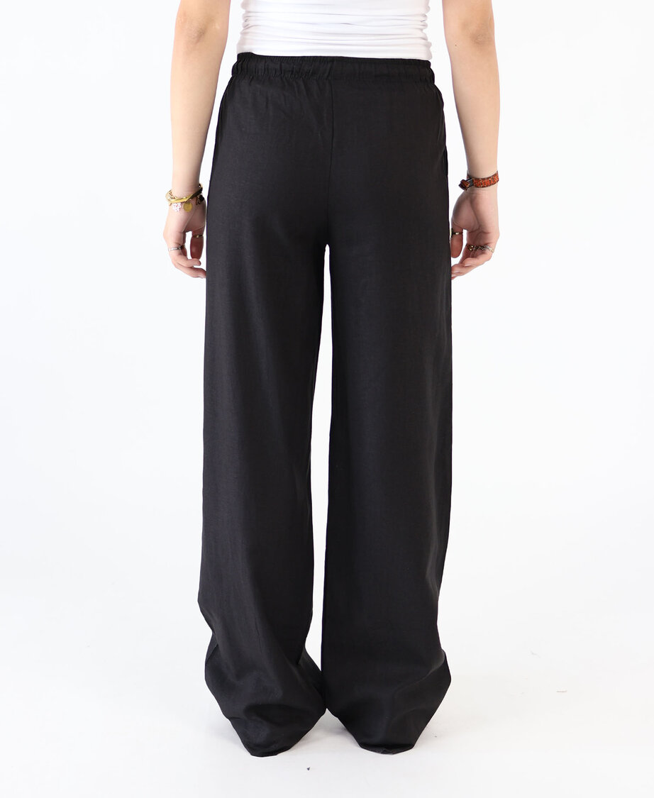 Linen Pants Black (REGULAR)