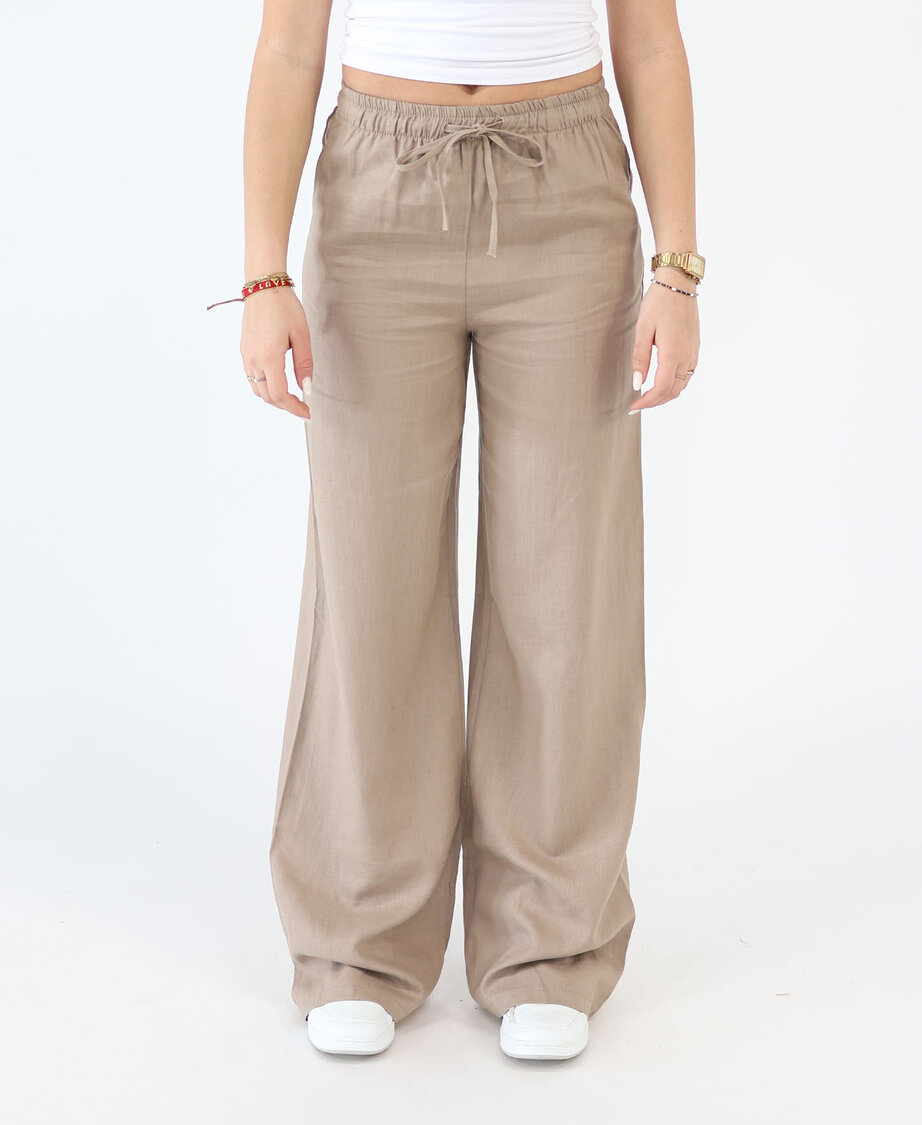 Linen Pants Taupe (REGULAR)