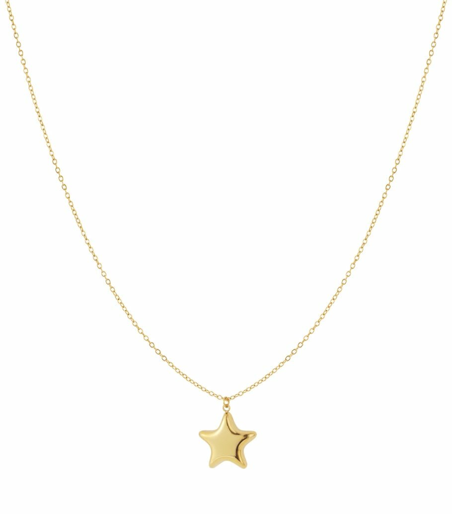 Star Extra Long Necklace Gold