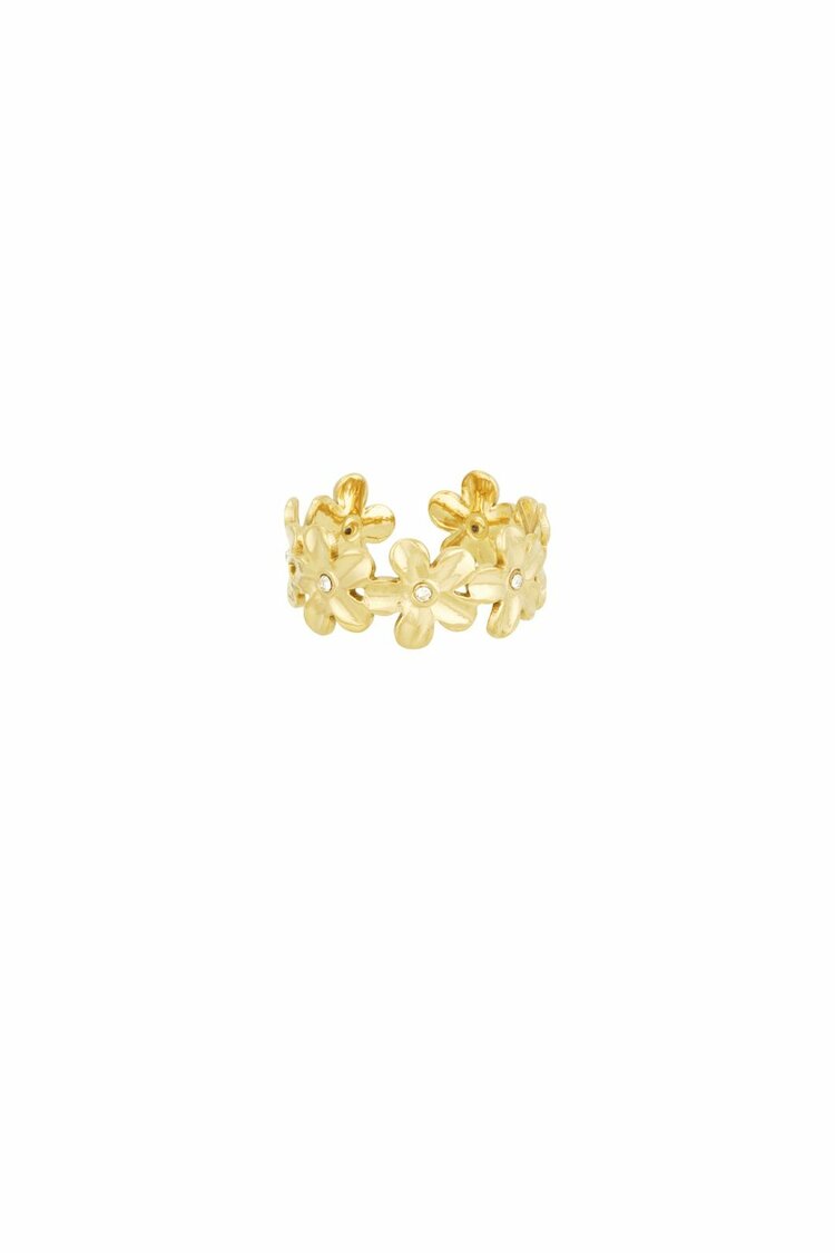 Infinite Flower Ring Gold