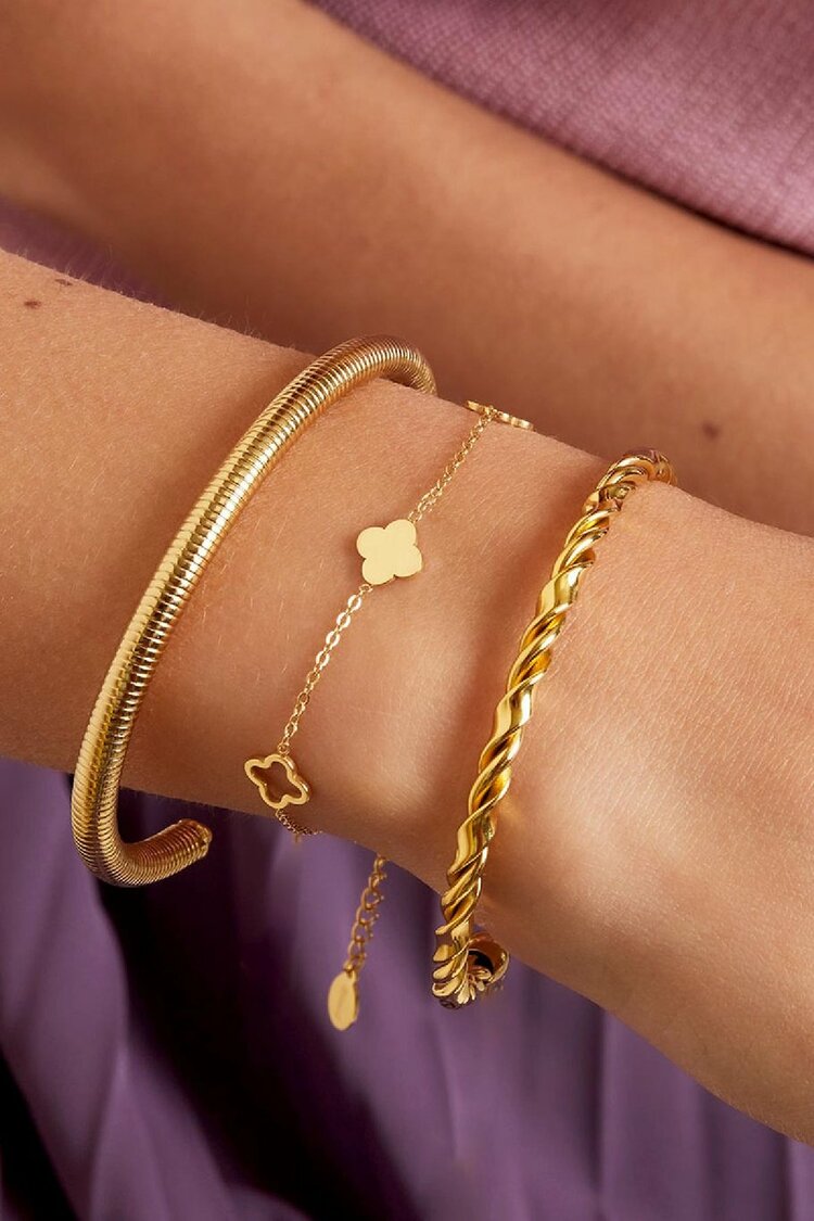 Clover Bracelet Gold