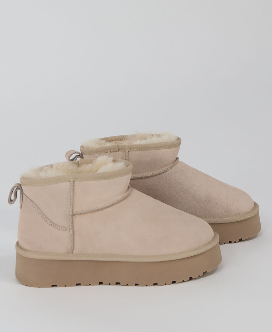 Huggs Boots Platform Cr&egrave;me