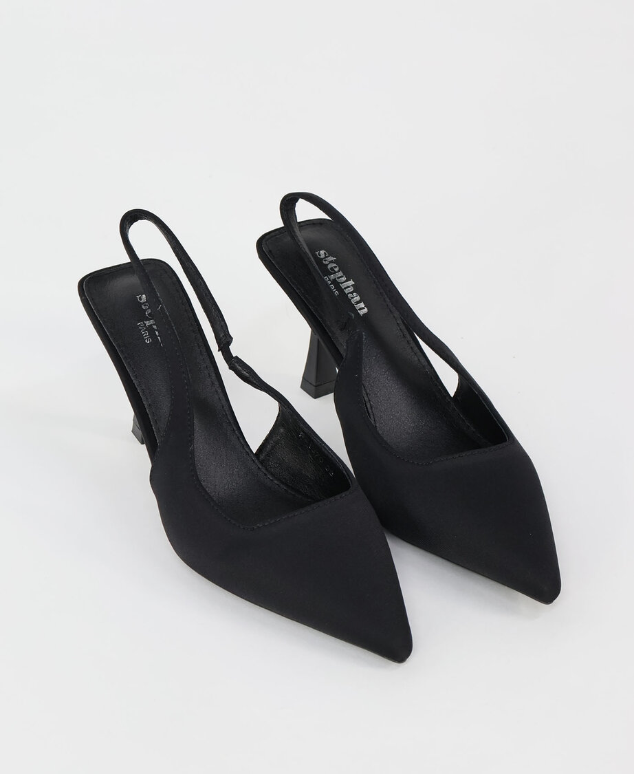 Slingback Heels Black