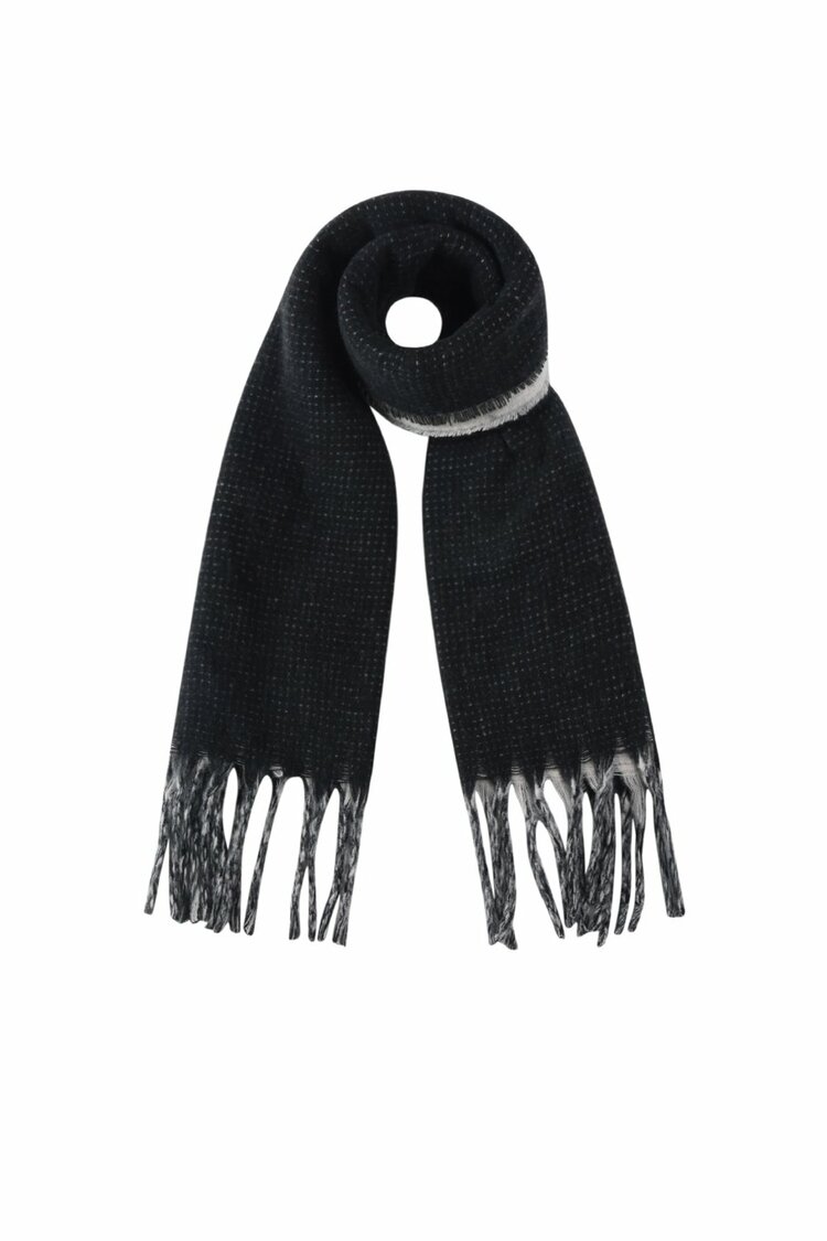Wintersjaal Black