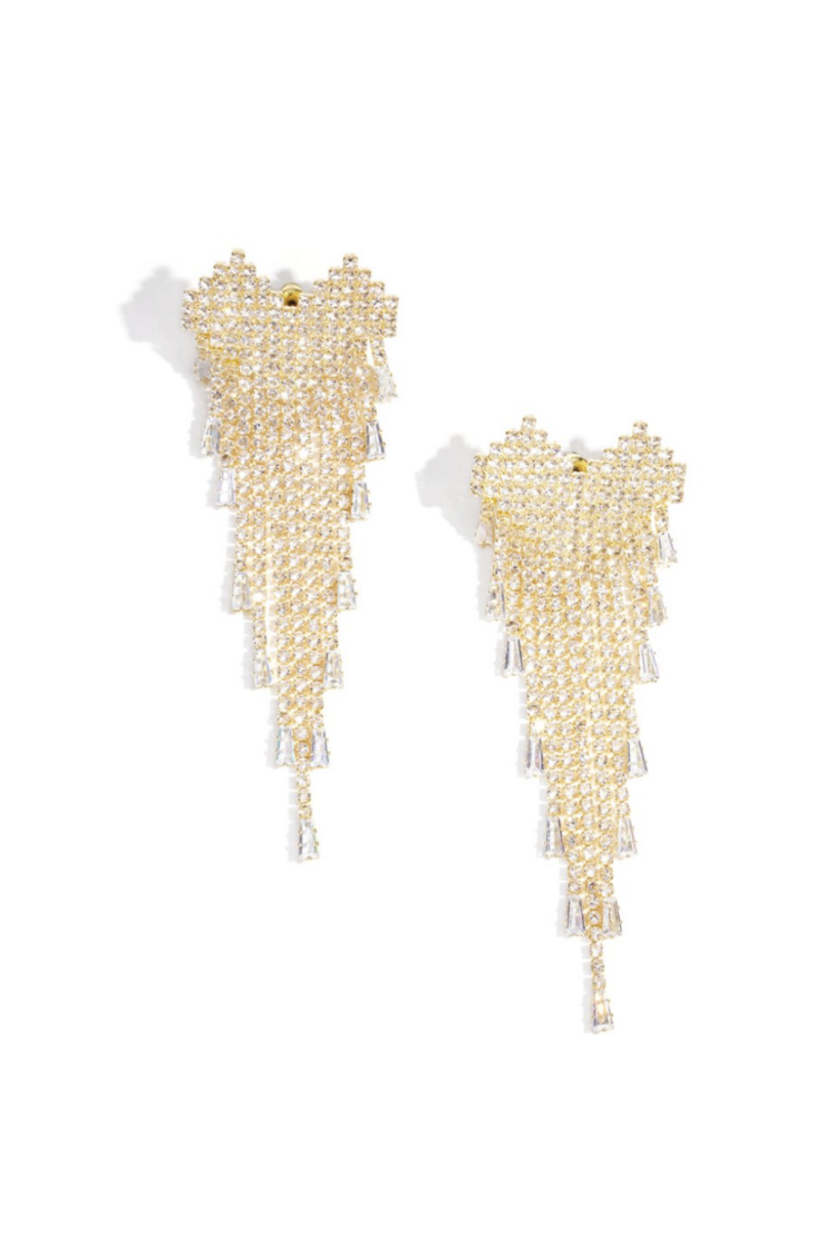 Glamor Heart Earrings Gold