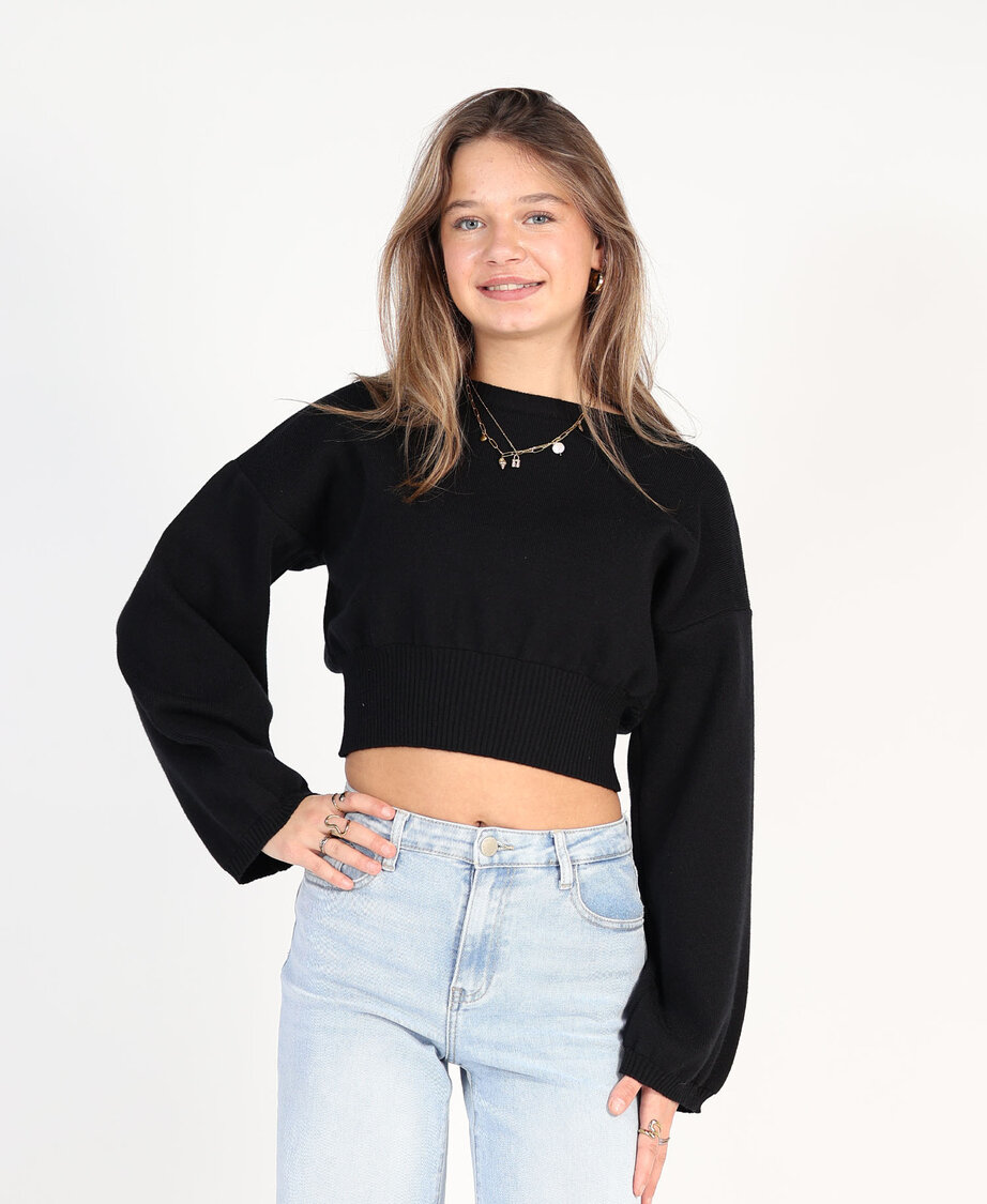 Shaped Knit Black