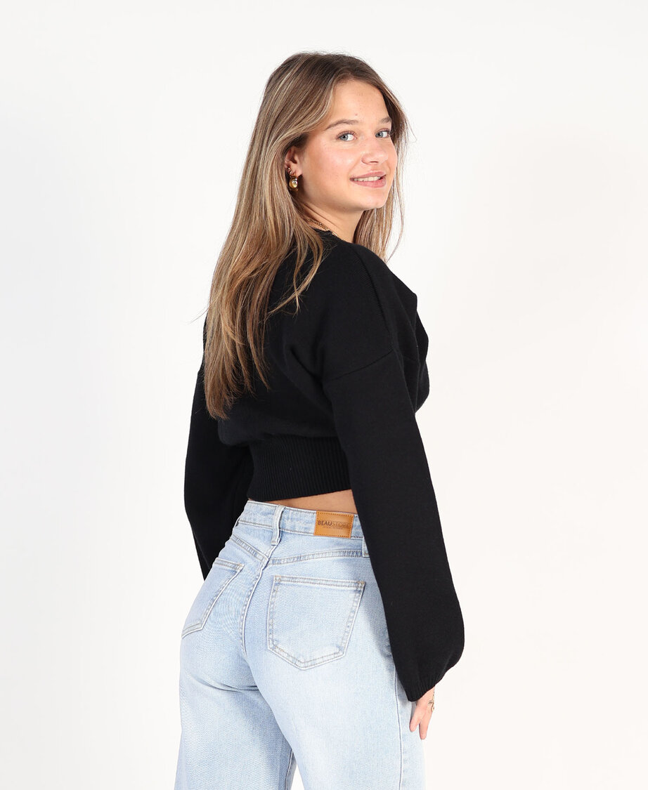 Shaped Knit Black