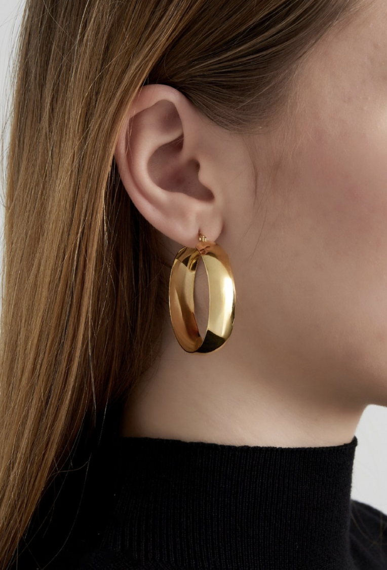 Chique Hoops Earrings Gold