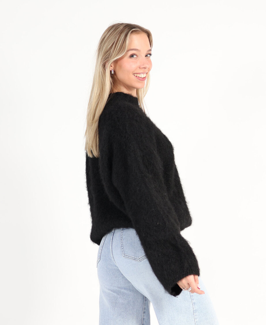 Mohair Knit Black