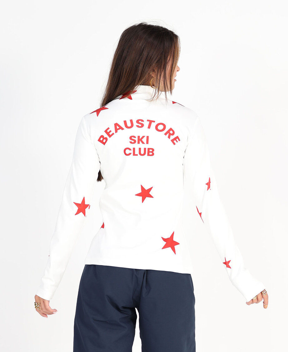 Stars Ski Club Baselayer White