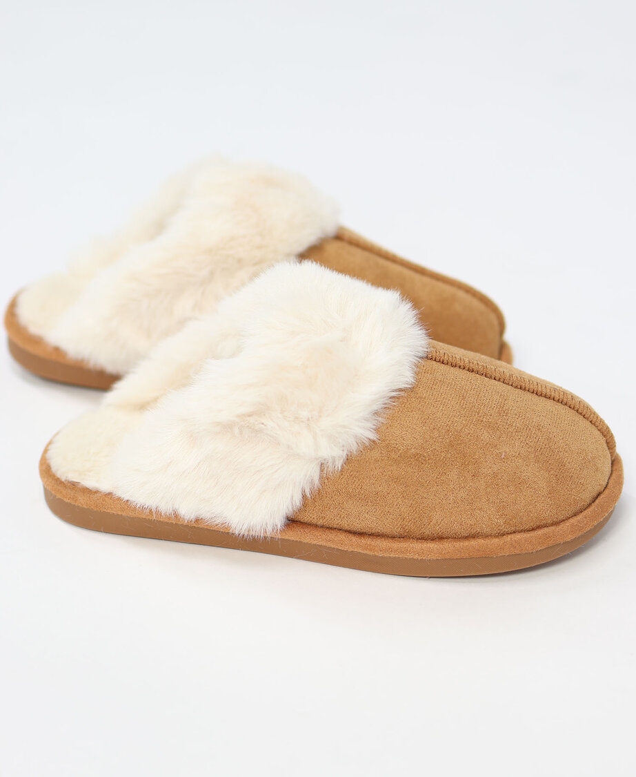 Cozy Slippers Camel