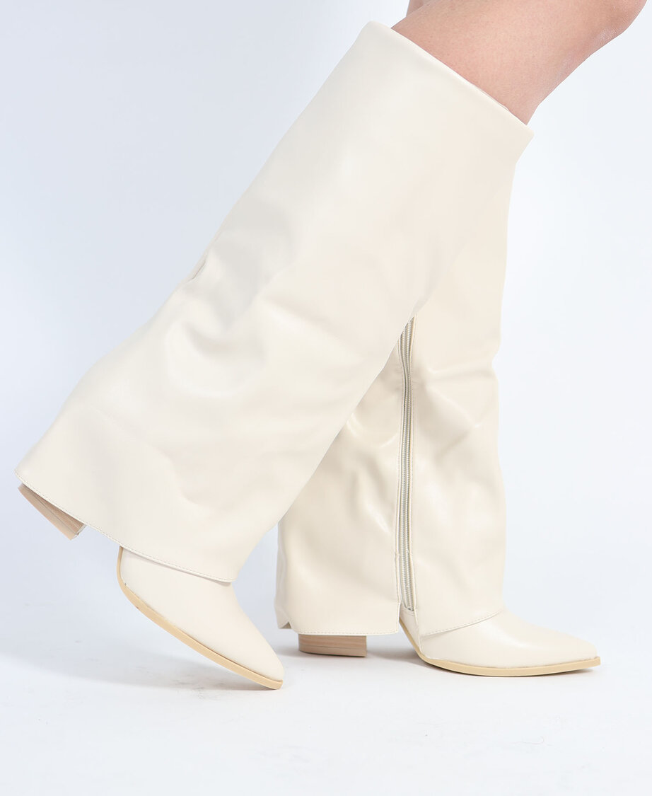 Going Out Boots Cr&egrave;me