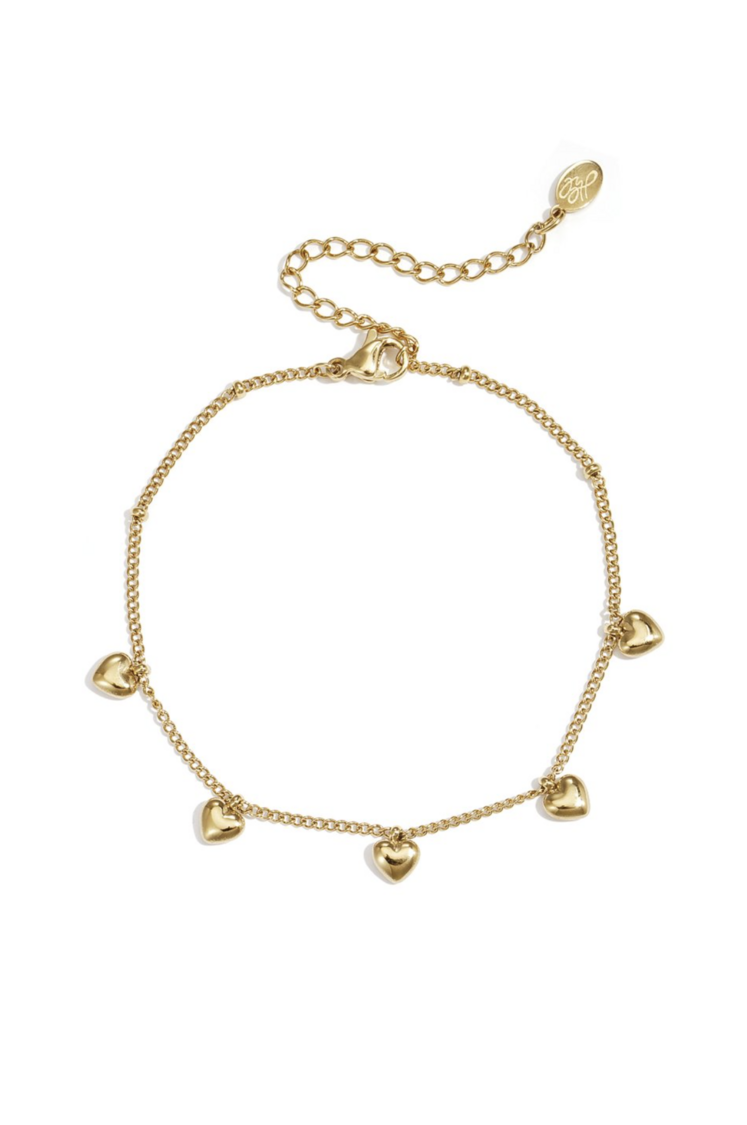 Little Heart Bracelet Gold