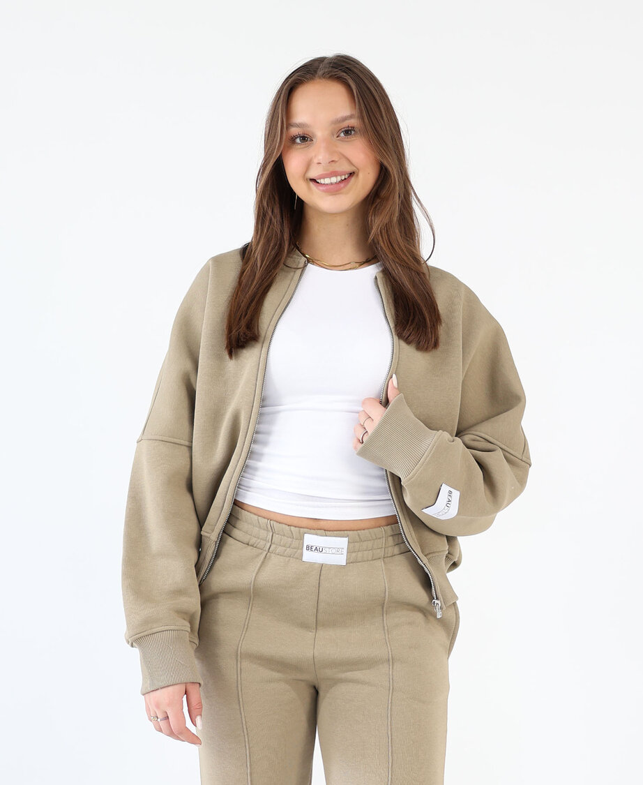 Jogging Vest Taupe