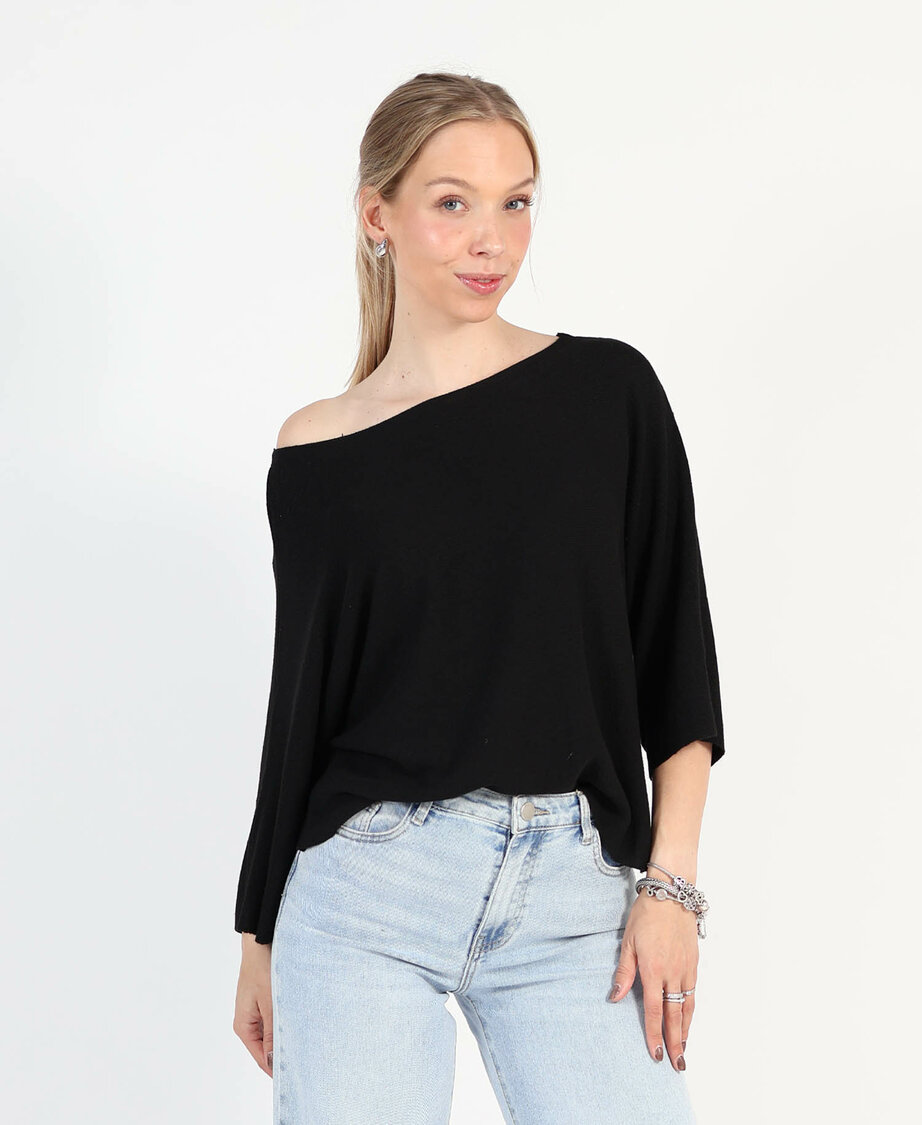 Tricot Knit Black