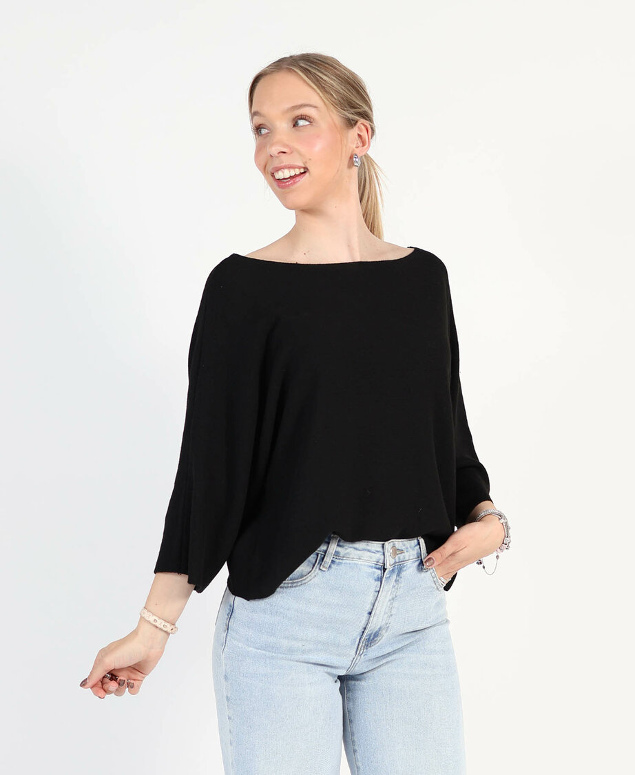 Tricot Knit Black