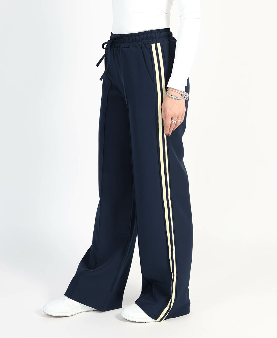 Striped Trackpants Navy Blue/ Yellow (TALL)