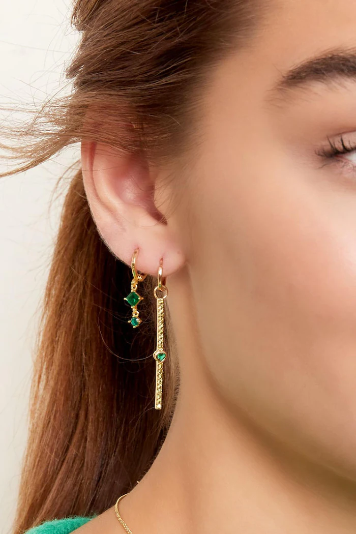 Earrings Sparkle Zirkonia Silver