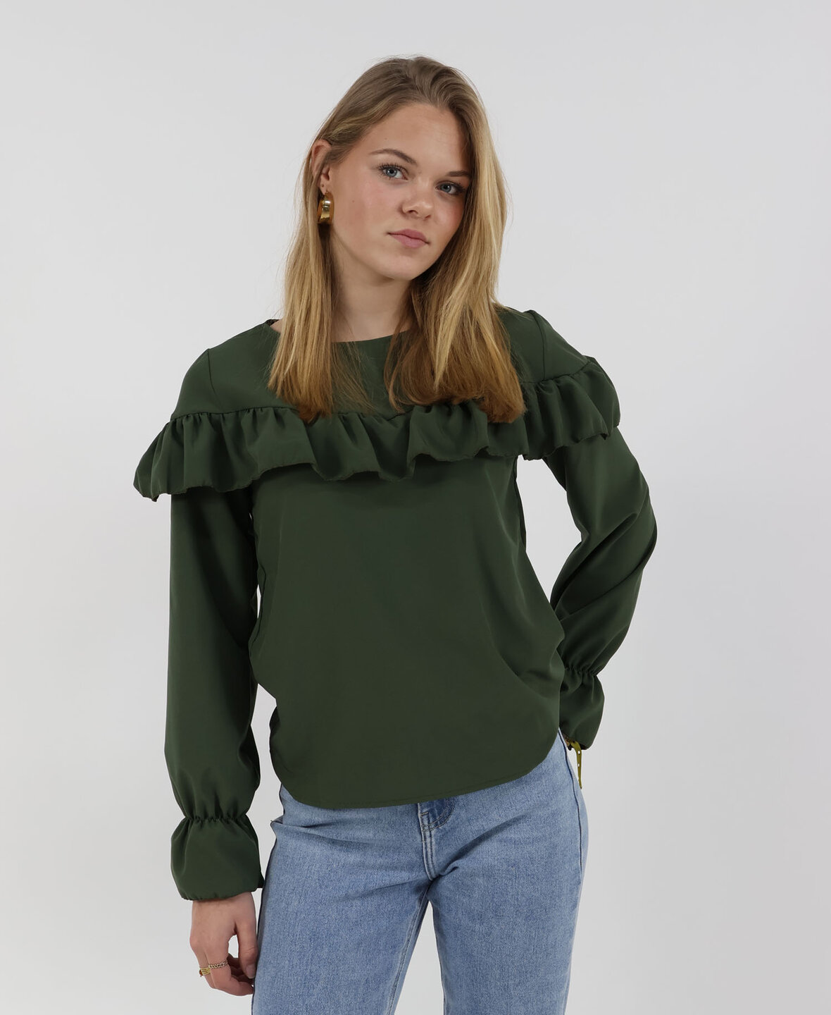 Rhodes Blouse Khaki