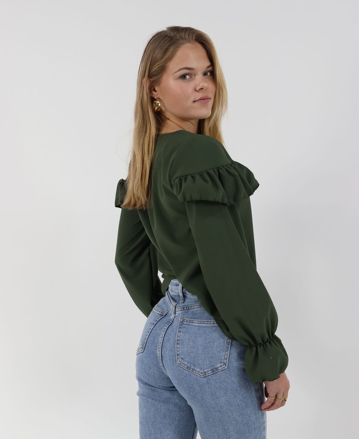 Rhodes Blouse Khaki