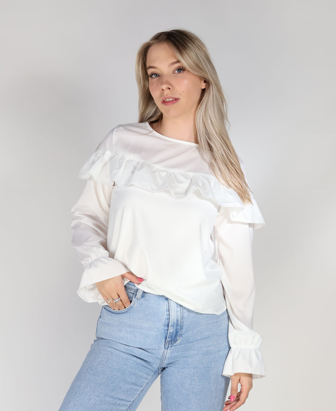 Rhodes Blouse White