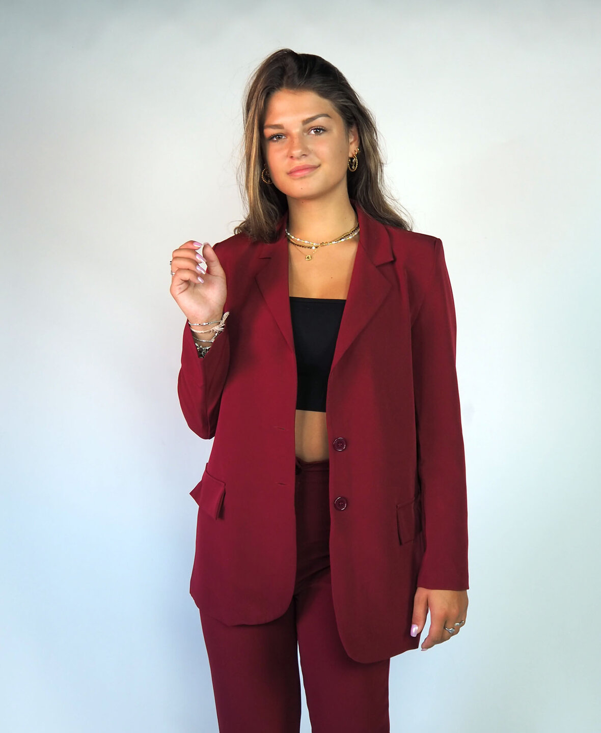 Sanne Blazer Bordeaux