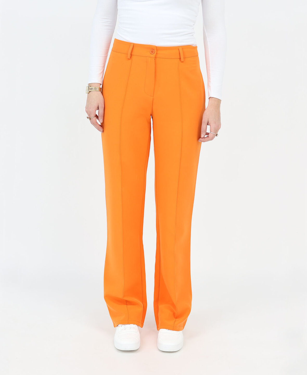 Sanne Stripe Pants Orange (TALL)