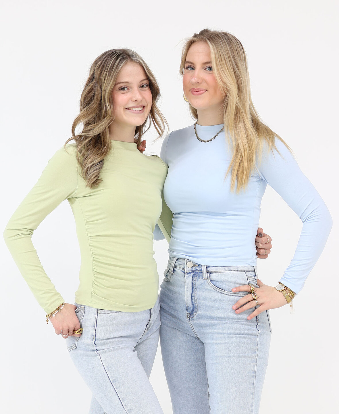 Leela Fringe Top Babyblue