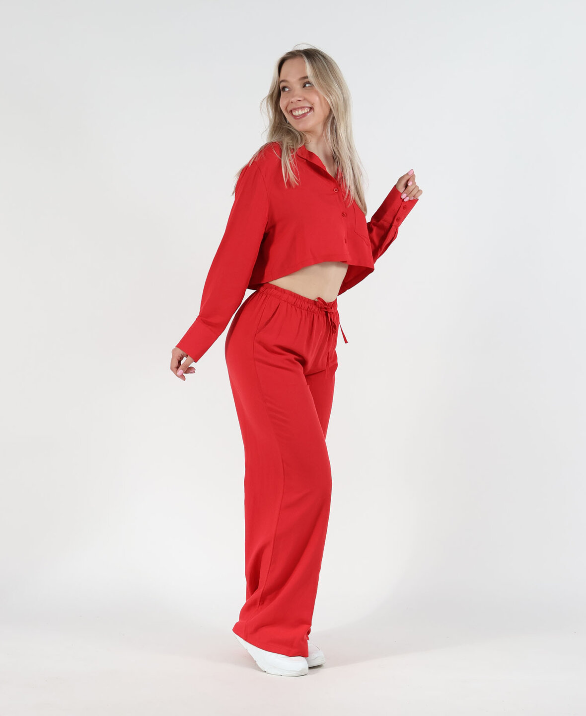 Linen Pants Red (REGULAR)