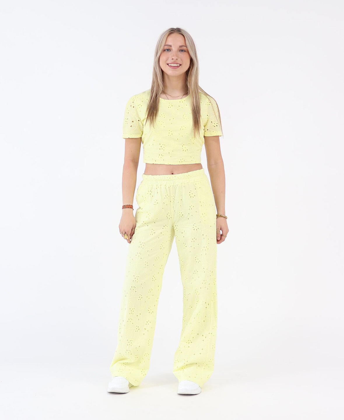 Broderie Pants Butter Yellow (REGULAR)