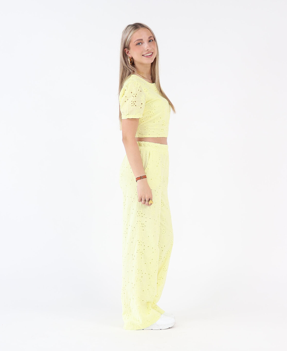 Broderie Pants Butter Yellow (REGULAR)