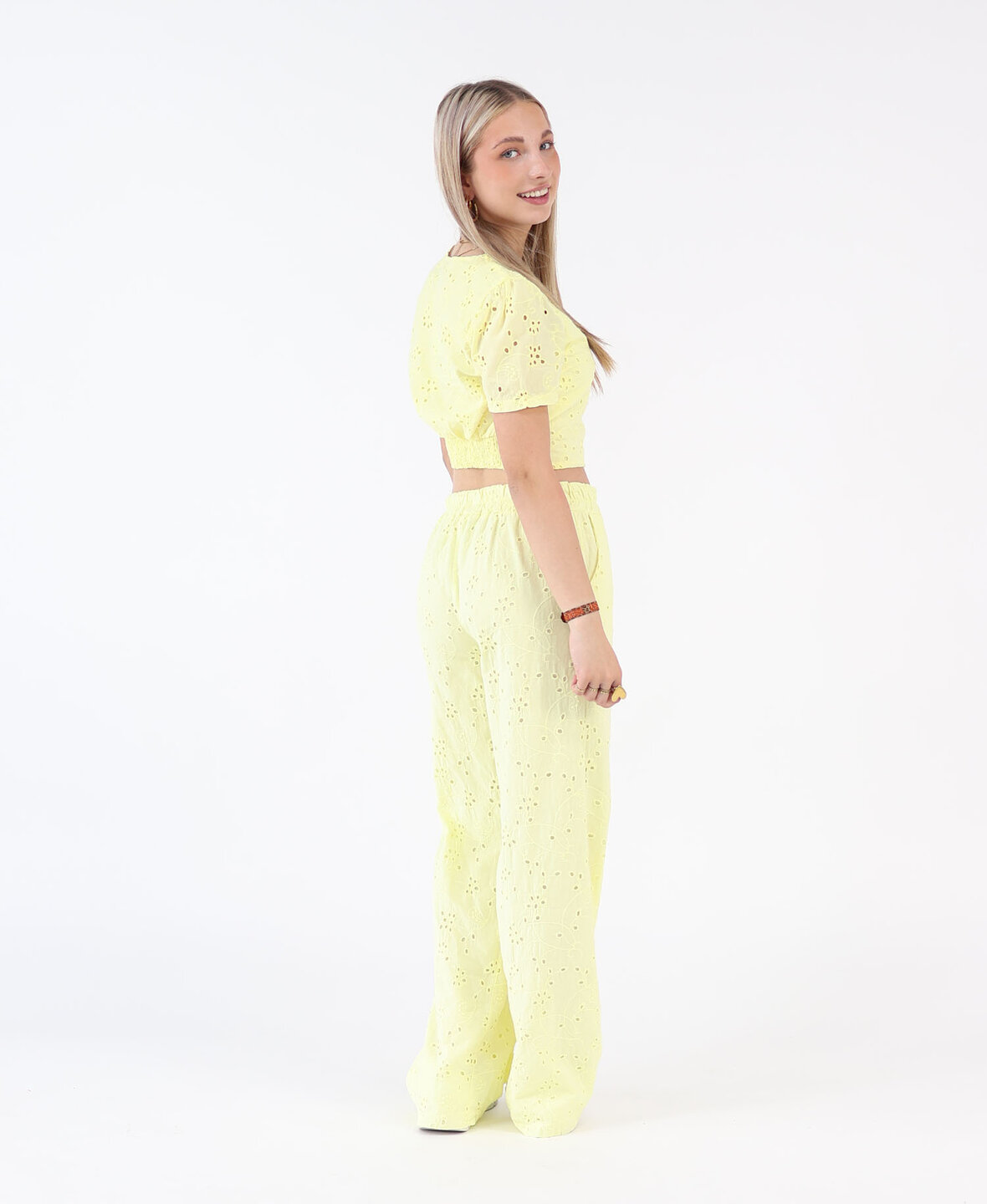 Broderie Pants Butter Yellow (REGULAR)