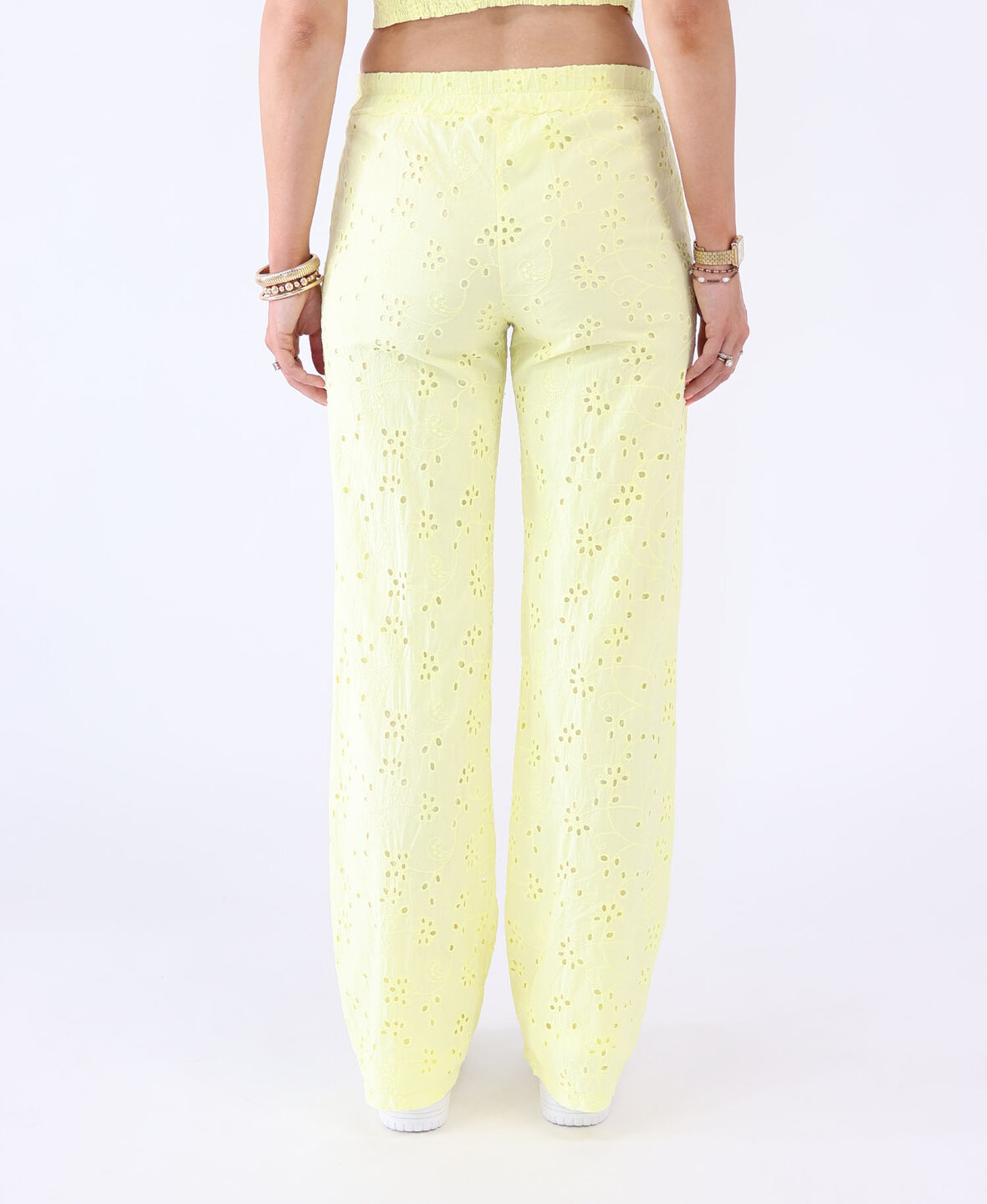 Broderie Pants Butter Yellow (TALL)