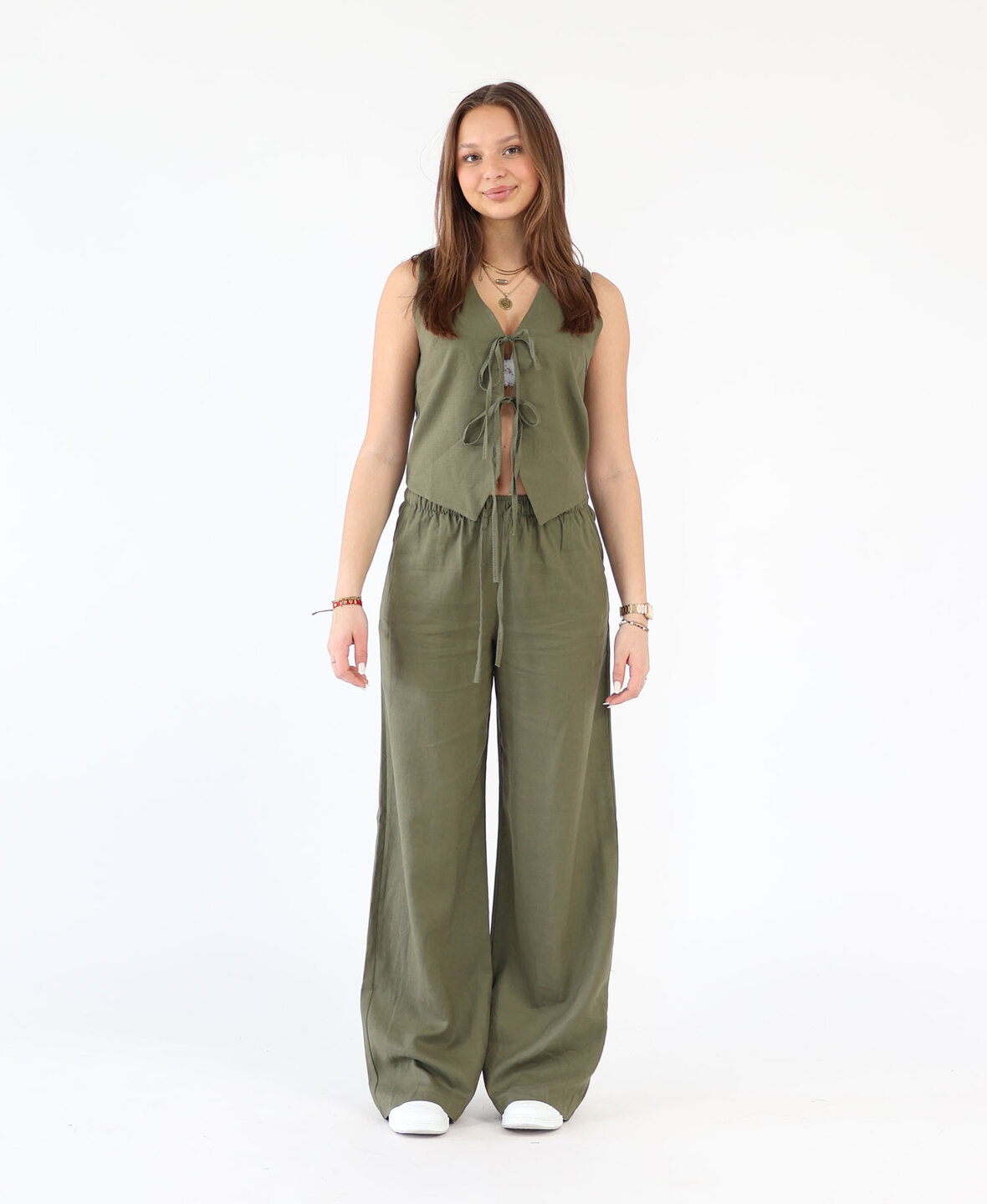 Linen Pants Khaki (REGULAR)