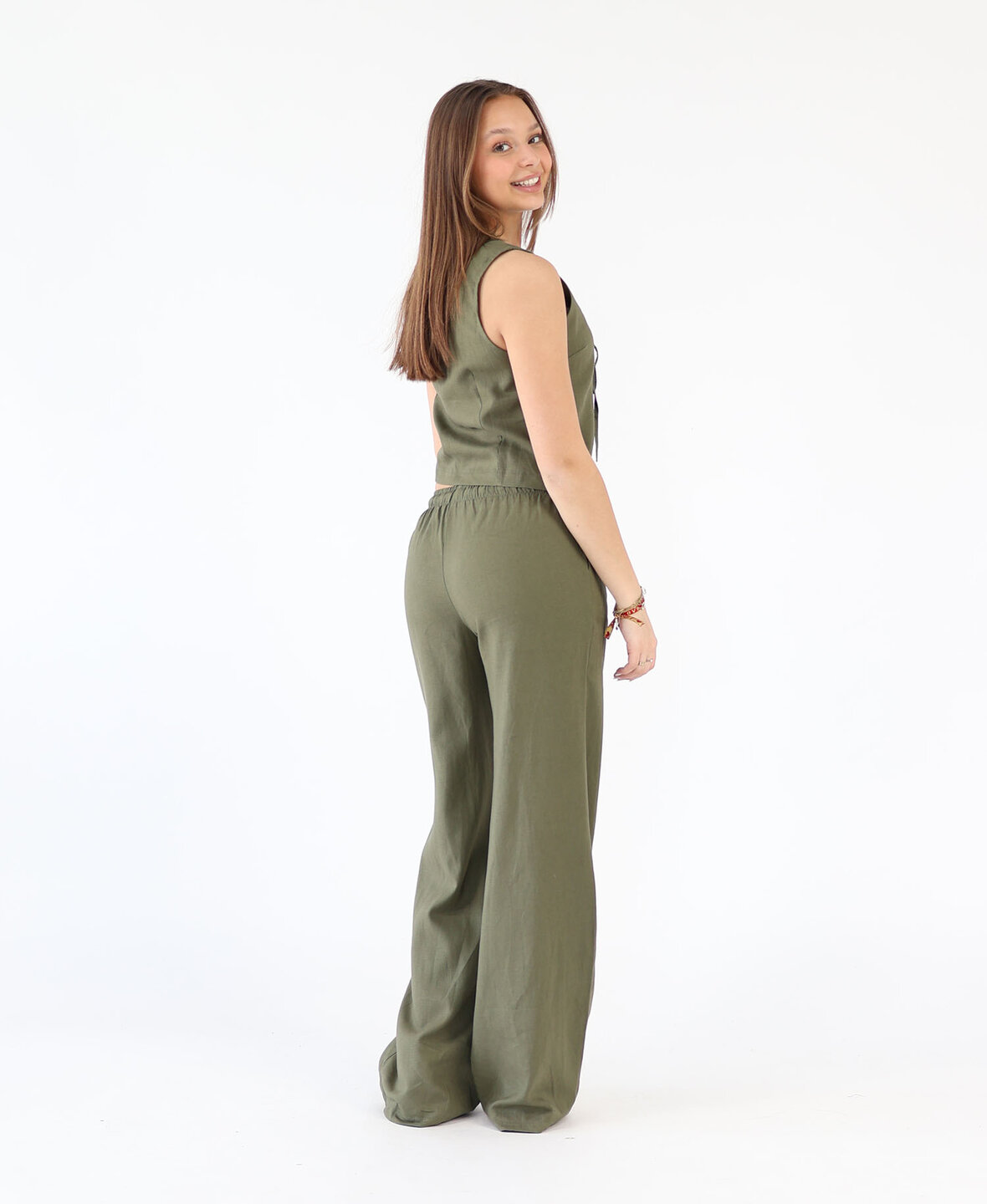 Linen Pants Khaki (REGULAR)