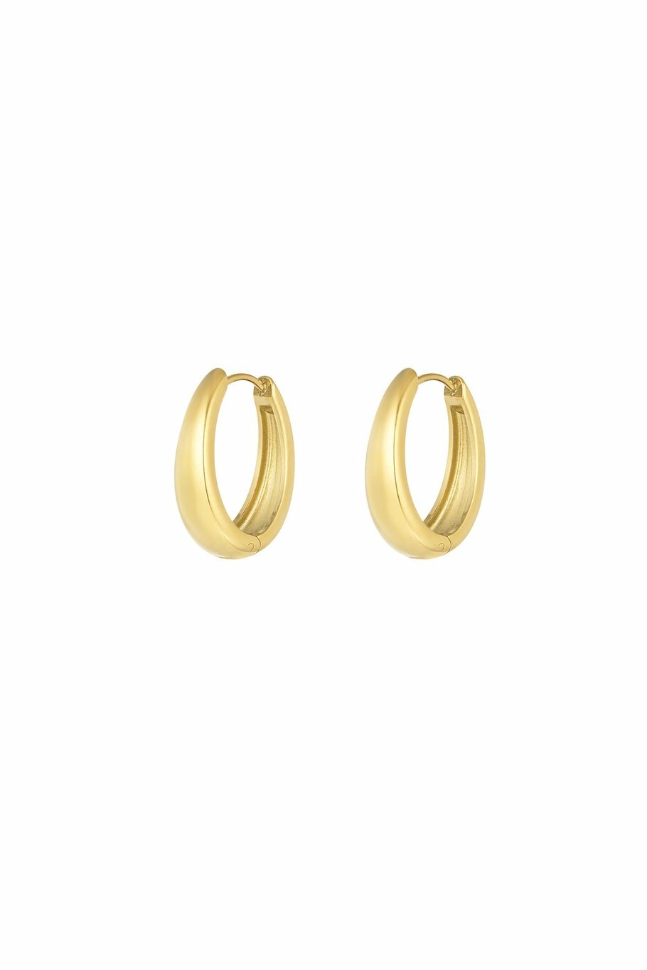 Classy Hoops Earrings Gold