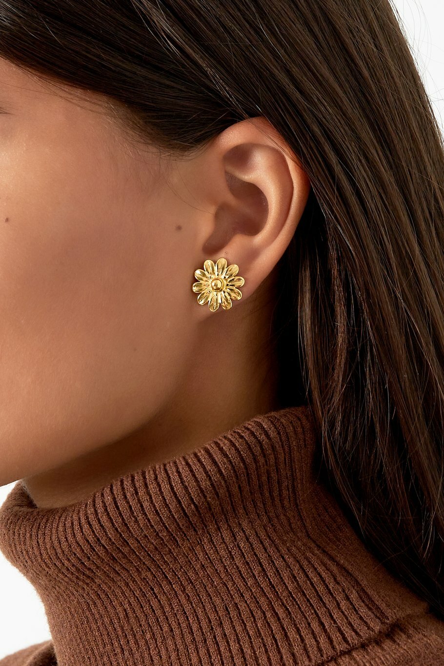 Blossom Dots Earrings Silver
