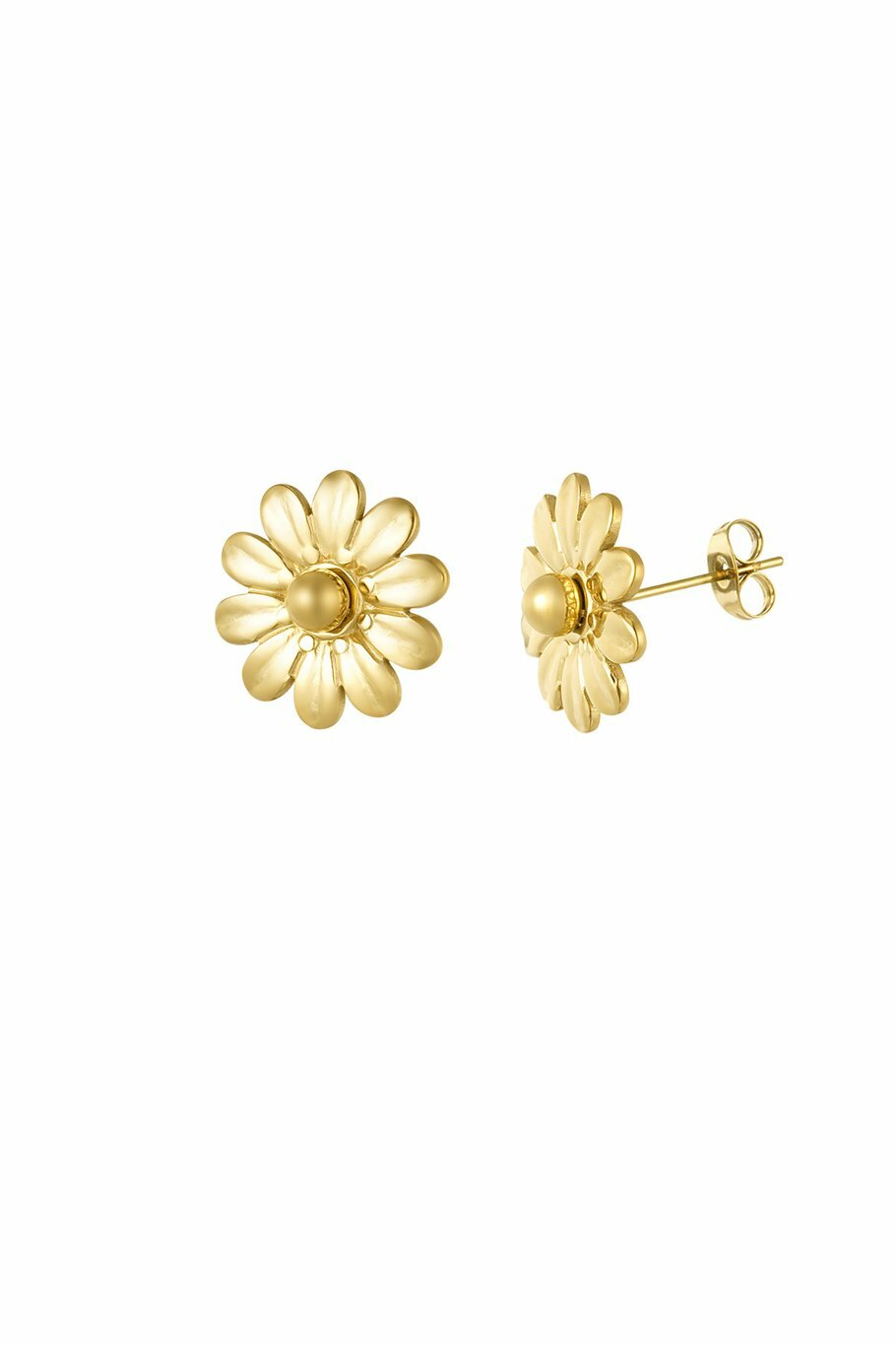 Blossom Dots Earrings Gold