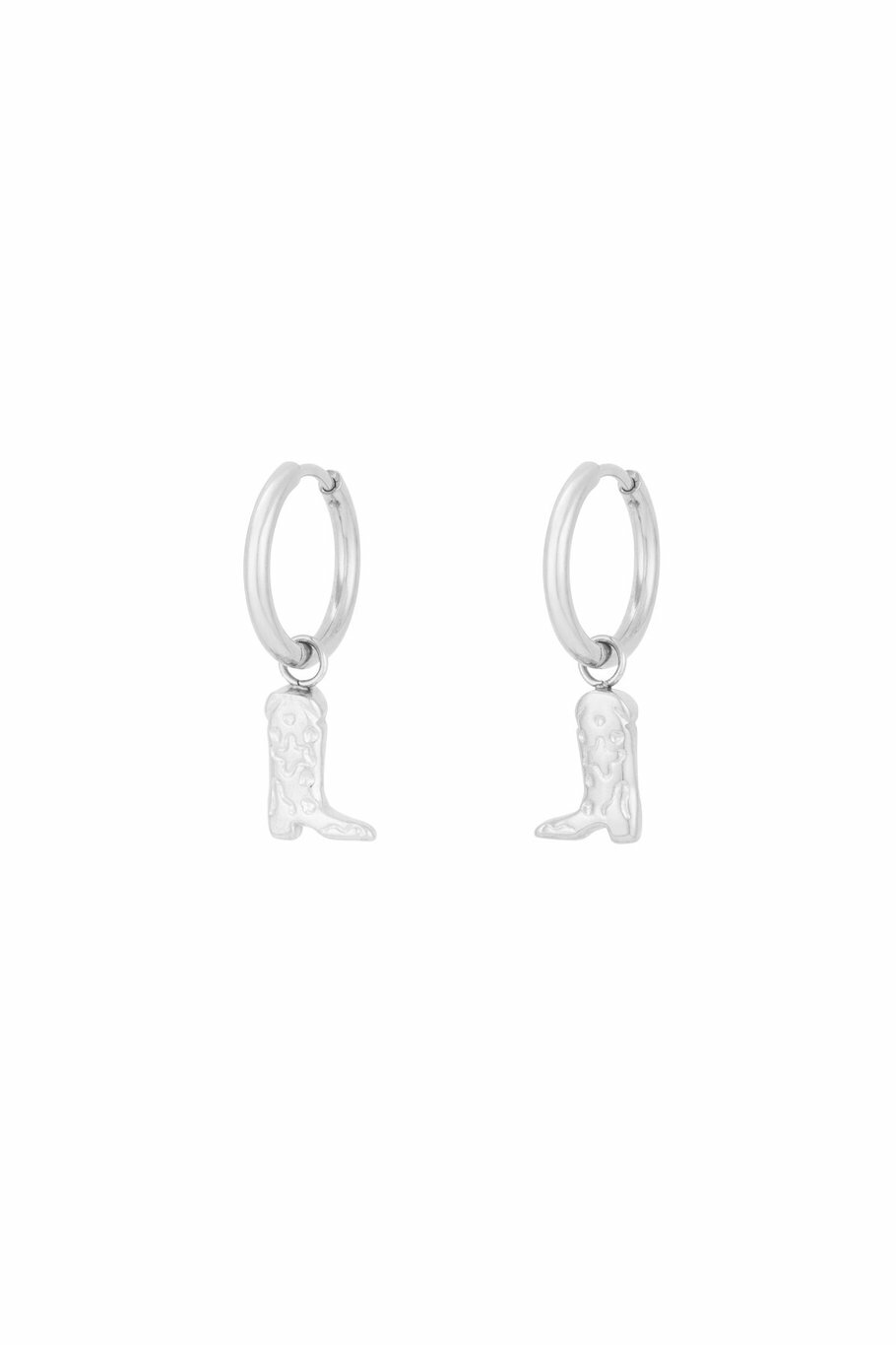 Cowgirl Boots Earrings Gold
