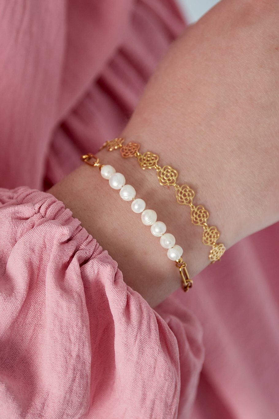 Pearl Elegance Bracelet Silver