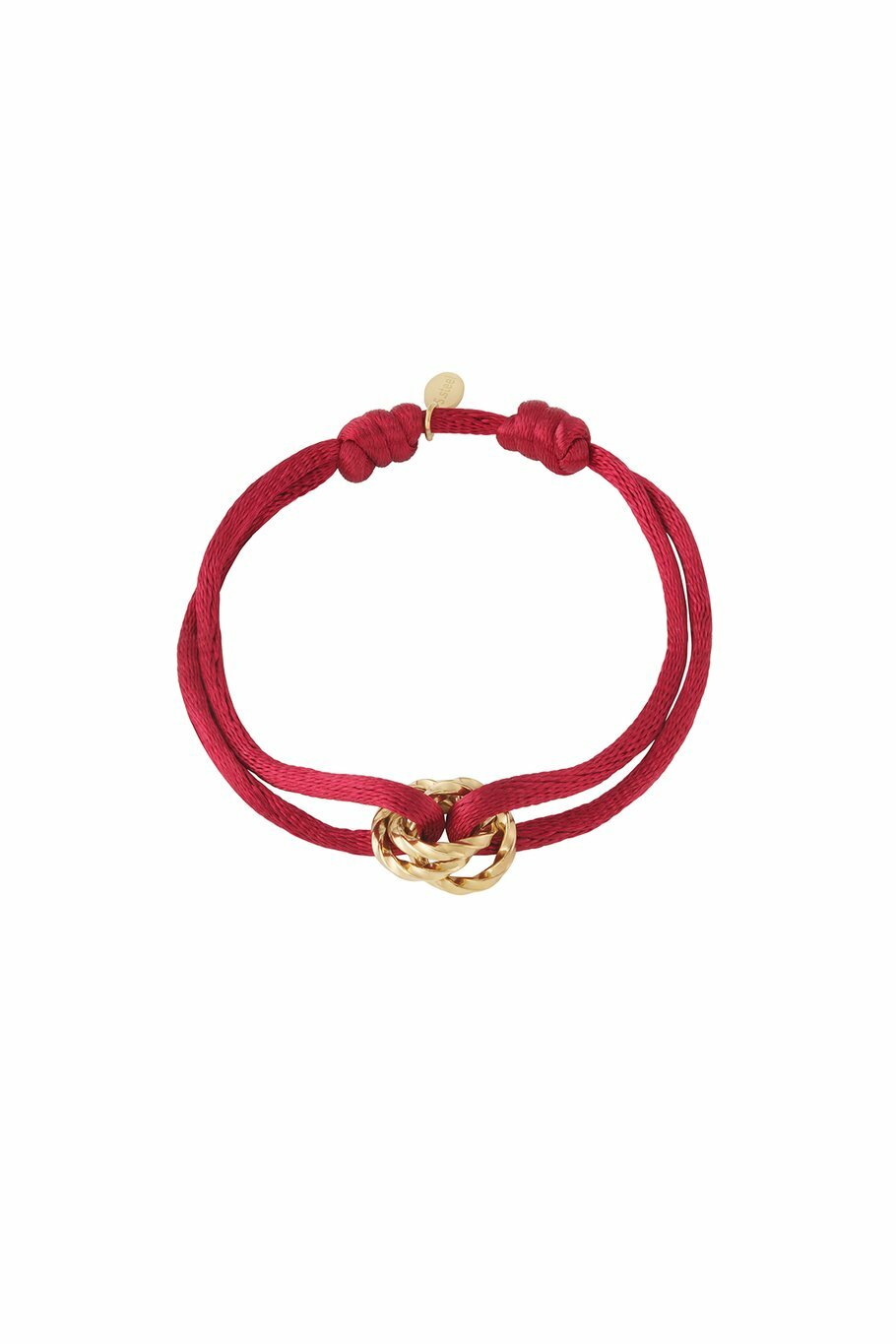 Summery Infinity Bracelet Burgundy