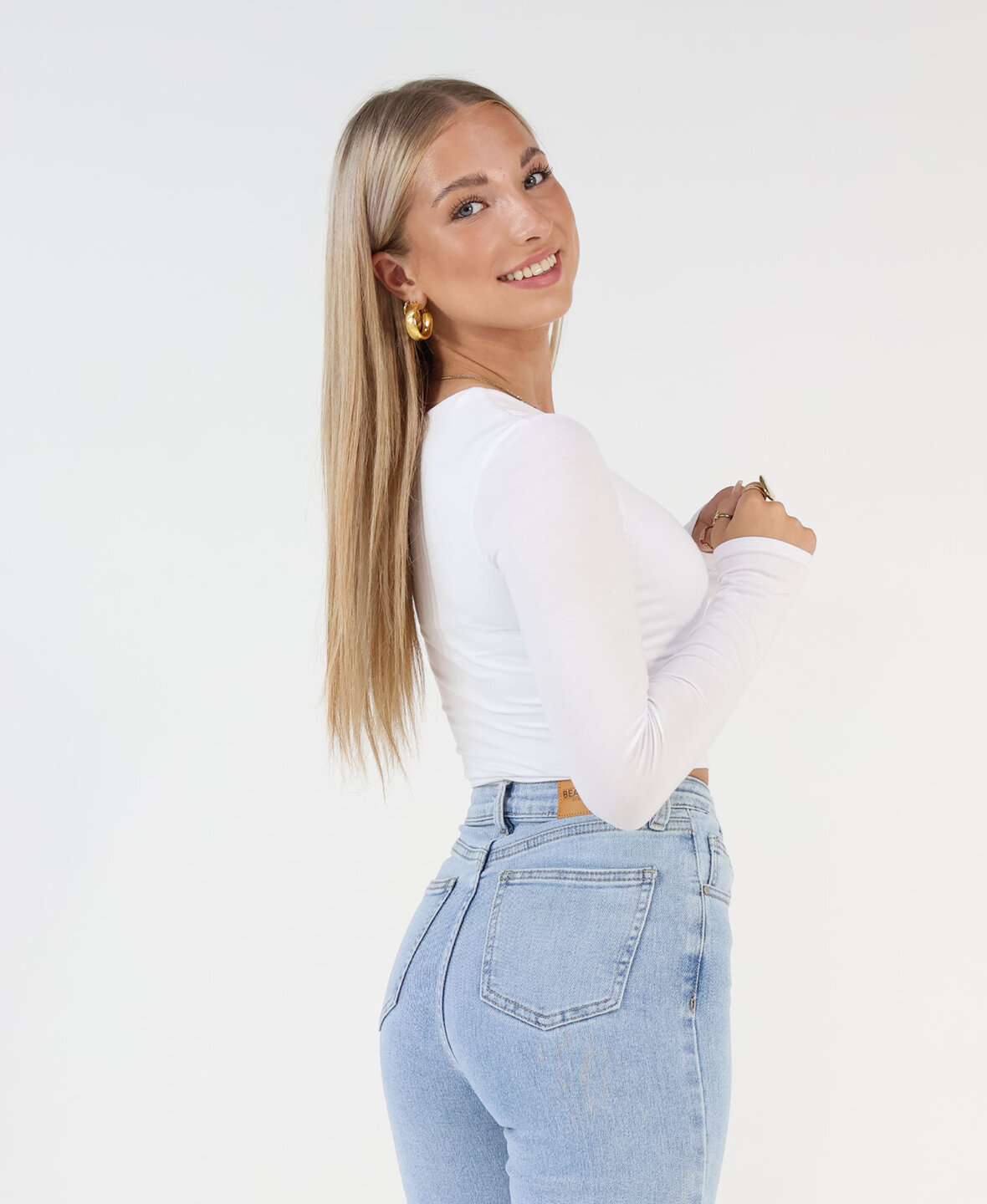 Leela Top White