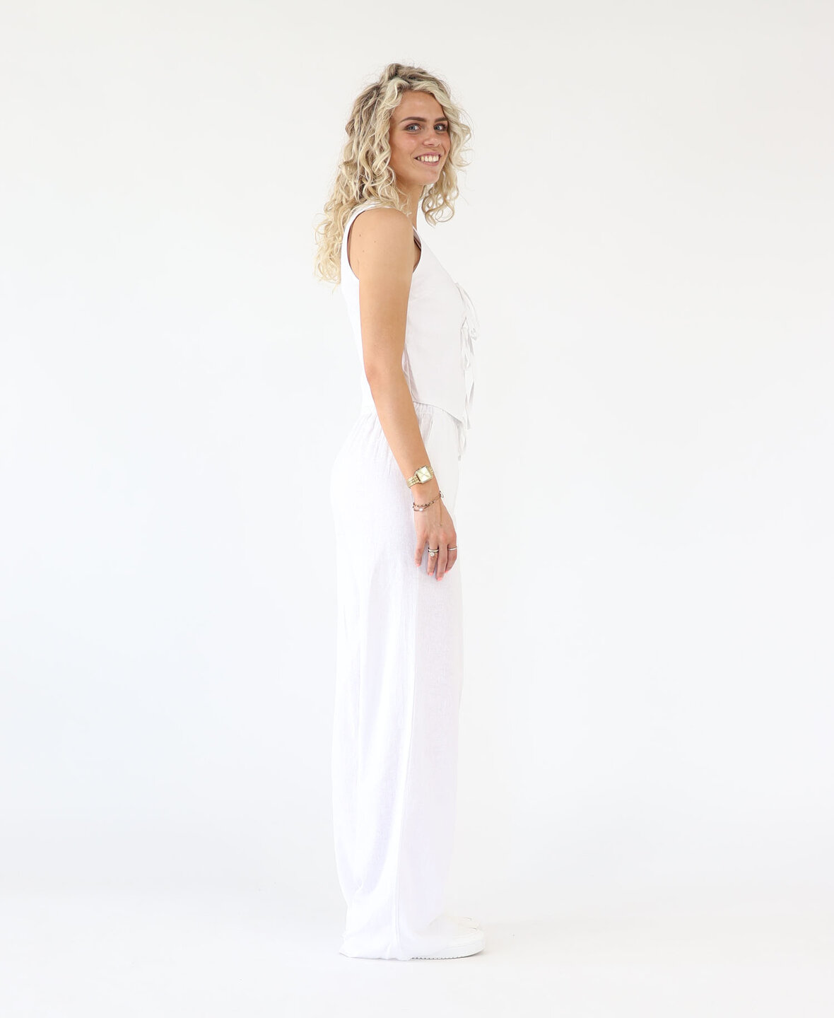 Linen Pants White (TALL)